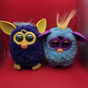 Furbys Hasbro Toy Starry Night Blue And  Hasbro Furby Boom